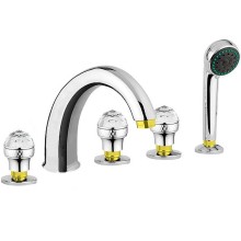 Смеситель на борт ванны Migliore Axo 18496 Хром Золото