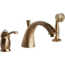 Смеситель на борт ванны Migliore Lem Swarovski 18875 Бронза