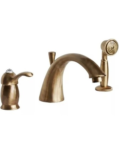 Смеситель на борт ванны Migliore Lem Swarovski 18875 Бронза