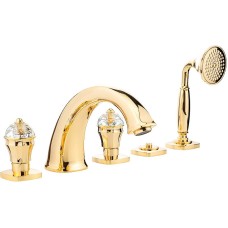 Смеситель на борт ванны Migliore Korona 27322 Золото