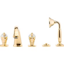 Смеситель на борт ванны Migliore Korona 27322 Золото