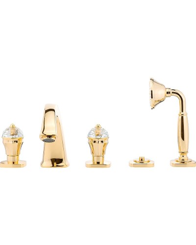 Смеситель на борт ванны Migliore Korona 27322 Золото