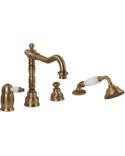 Смеситель на борт ванны Migliore Oxford 19086 Бронза