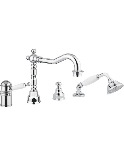 Смеситель на борт ванны Migliore Oxford 19127 с термостатом Хром