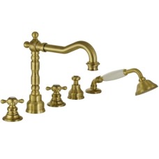 Смеситель на борт ванны Migliore Arcadia 18379 Бронза