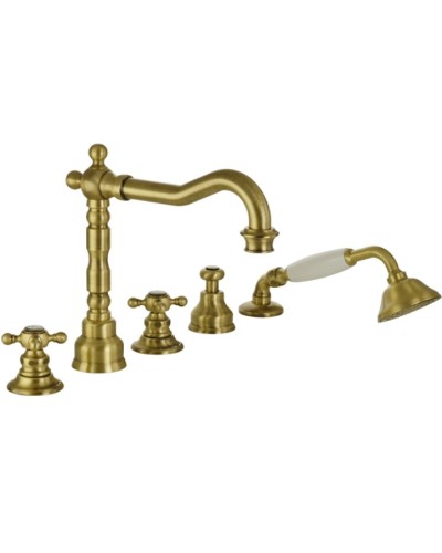 Смеситель на борт ванны Migliore Arcadia 18379 Бронза