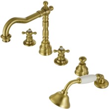 Смеситель на борт ванны Migliore Arcadia 18379 Бронза