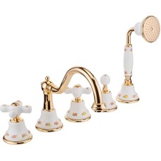 Смеситель на борт ванны Migliore Provance 19480 Золото