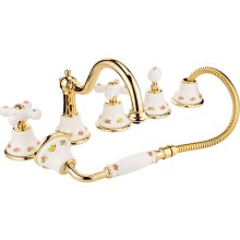 Смеситель на борт ванны Migliore Provance 19480 Золото