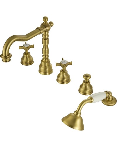 Смеситель на борт ванны Migliore Princeton 19345 Бронза