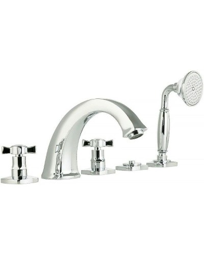 Смеситель на борт ванны Migliore Korona 28492 Хром