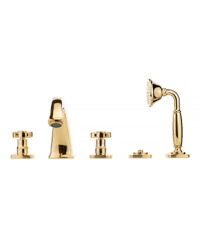 Смеситель на борт ванны Migliore Korona 28503 Золото