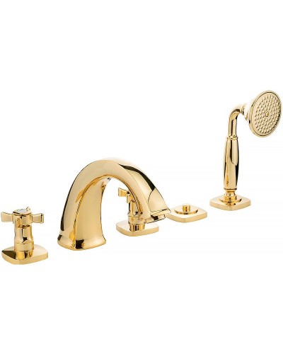 Смеситель на борт ванны Migliore Korona 28503 Золото