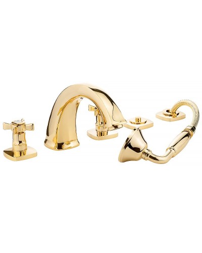 Смеситель на борт ванны Migliore Korona 28503 Золото