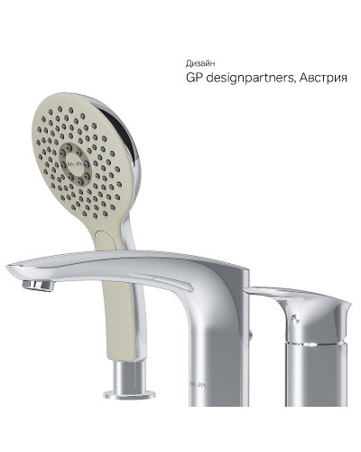 Смеситель на борт ванны AM.PM Inspire V2.0 F50A01300 Хром