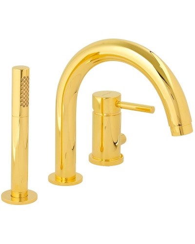 Смеситель на борт ванны Migliore Fortis Gold 27982 Золото