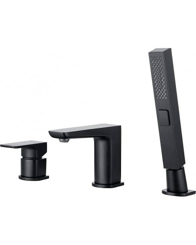 Смеситель на борт ванны Allen Brau Infinity 5.21008-31 Черный матовый