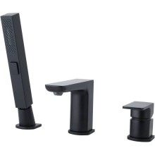 Смеситель на борт ванны Allen Brau Infinity 5.21008-31 Черный матовый