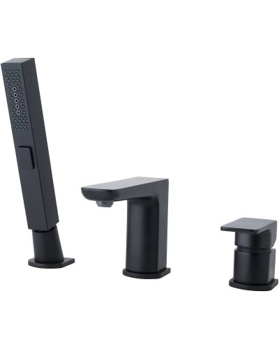 Смеситель на борт ванны Allen Brau Infinity 5.21008-31 Черный матовый