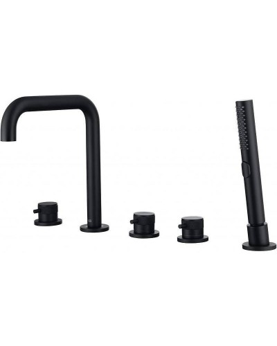 Смеситель на борт ванны Allen Brau Priority 5.31007-31 Черный матовый