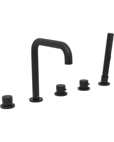 Смеситель на борт ванны Allen Brau Priority 5.31007-31 Черный матовый