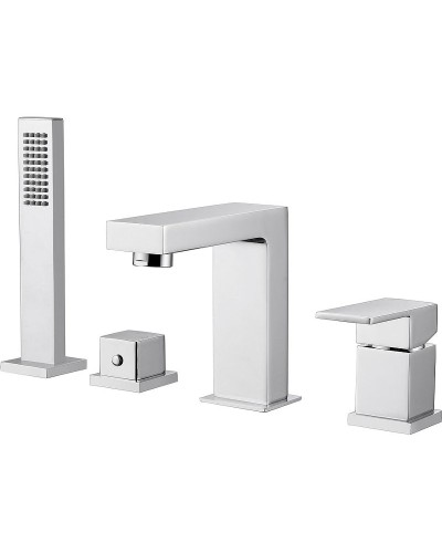 Смеситель на борт ванны Abber Daheim AF8213 Хром