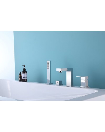 Смеситель на борт ванны Abber Daheim AF8213 Хром