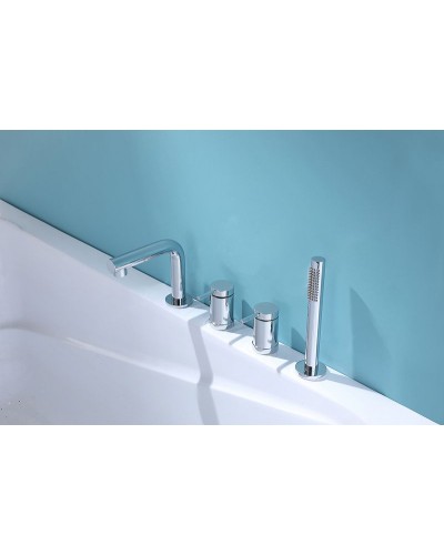 Смеситель на борт ванны Abber Emotion AF8813 Хром