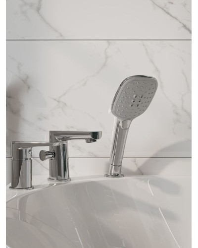 Смеситель на борт ванны Cersanit Moduo 64100 Хром