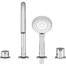 Смеситель на борт ванны Cezares Leaf LEAF-BVDM4-01 Хром