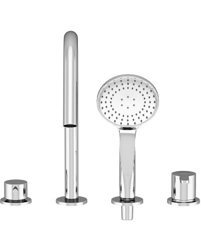 Смеситель на борт ванны Cezares Leaf LEAF-BVDM4-01 Хром