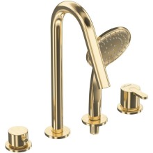 Смеситель на борт ванны Cezares Leaf LEAF-BVDM4-SR Sunrise