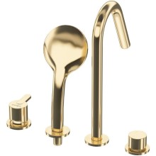 Смеситель на борт ванны Cezares Leaf LEAF-BVDM4-SR Sunrise