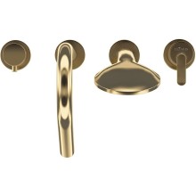 Смеситель на борт ванны Cezares Leaf LEAF-BVDM4-SR Sunrise