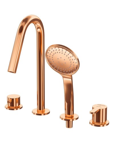 Смеситель на борт ванны Cezares Leaf LEAF-BVDM4-SS Sunset