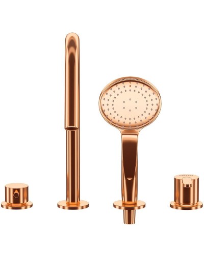 Смеситель на борт ванны Cezares Leaf LEAF-BVDM4-SS Sunset