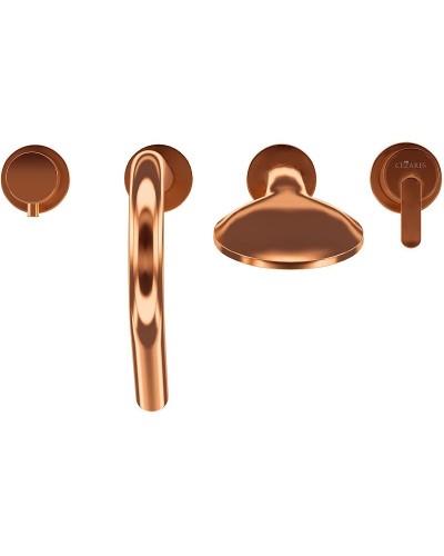 Смеситель на борт ванны Cezares Leaf LEAF-BVDM4-SS Sunset