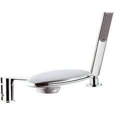 Смеситель на борт ванны Remer Infinity I07UF Хром