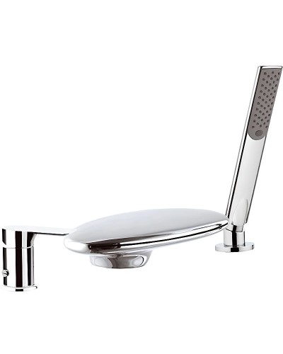 Смеситель на борт ванны Remer Infinity I07UF Хром