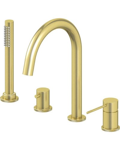 Смеситель на борт ванны Timo Saona 2320/17Y Золото матовое