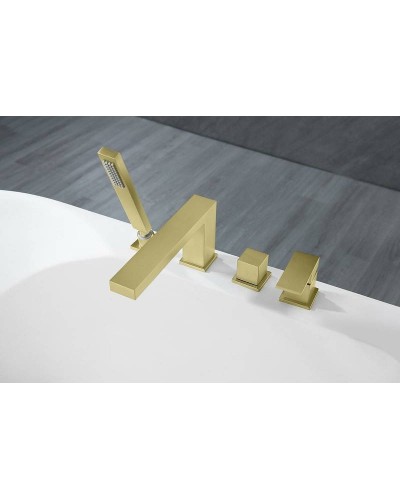 Смеситель на борт ванны Timo Selene 2130/17Y Золото матовое