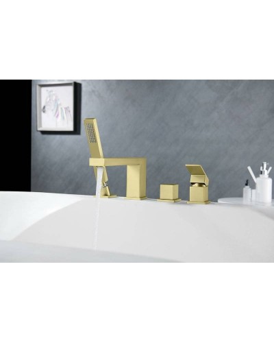 Смеситель на борт ванны Timo Selene 2130/17Y Золото матовое