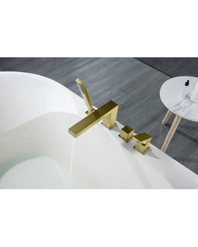 Смеситель на борт ванны Timo Selene 2130/17Y Золото матовое