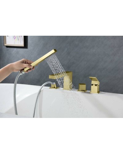 Смеситель на борт ванны Timo Selene 2130/17Y Золото матовое
