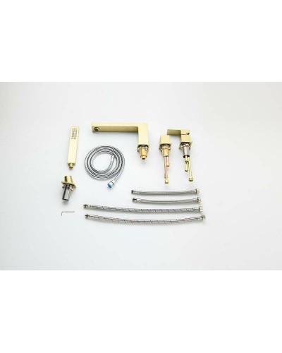 Смеситель на борт ванны Timo Selene 2130/17Y Золото матовое