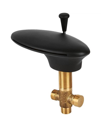 Смеситель на борт ванны Orange Iris M41-333b Черный матовый