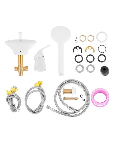 Смеситель на борт ванны Orange Iris M41-333w Белый