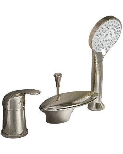 Смеситель на борт ванны Orange Iris M41-333ni Никель