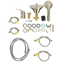 Смеситель на борт ванны Orange Iris M41-333ni Никель