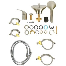 Смеситель на борт ванны Orange Iris M41-333ni Никель